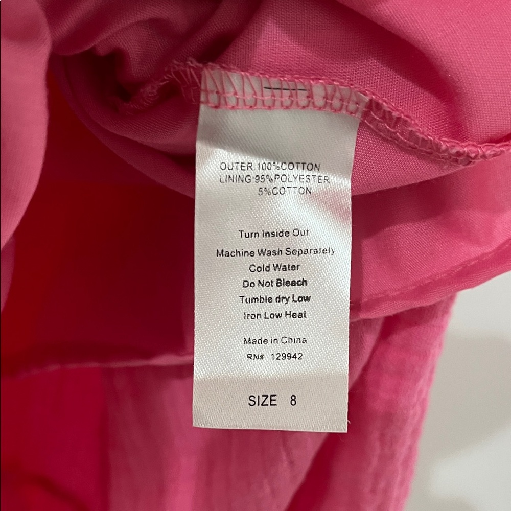 btween Pink Ruffle Strap Dress - Picture 5 of 5